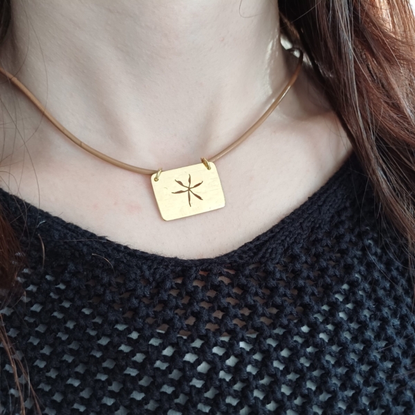 Pendentif Fleur étoilée
