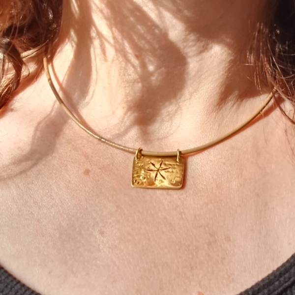 Pendentif Fleur étoilée