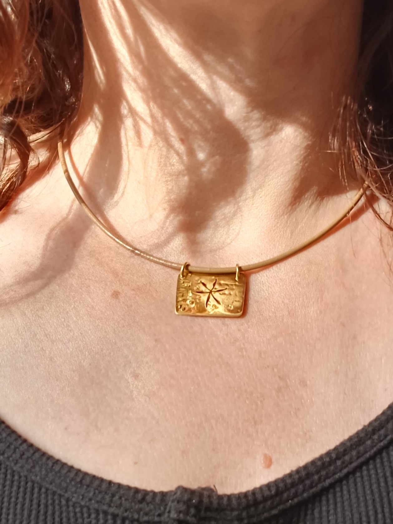Pendentif Fleur étoilée